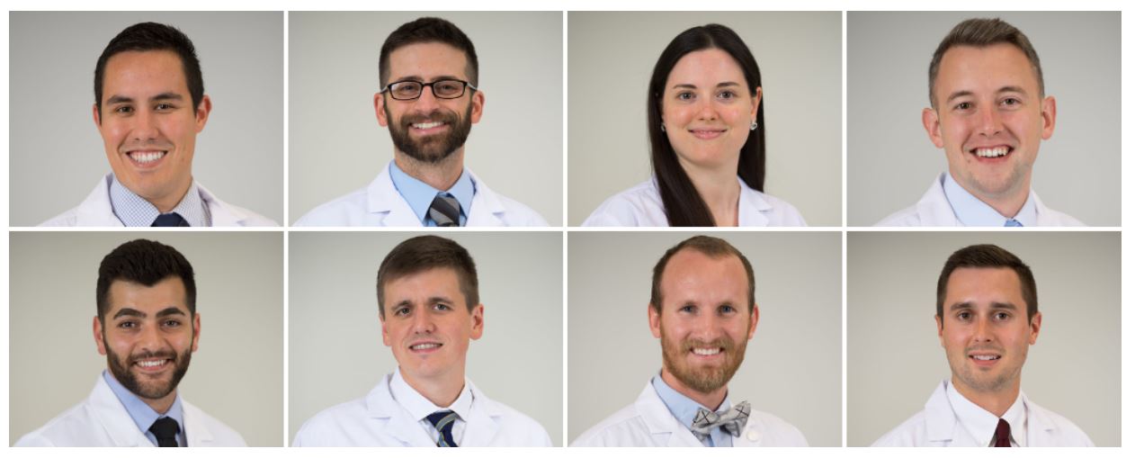 Headshots of Former Military UIW Med Students